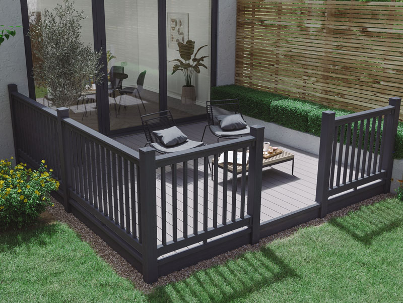 Ecodek-Balustrade-Kit---Lawn----Pebble-&-Anthracite